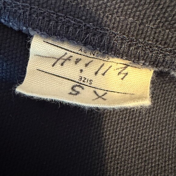 Elizabeth Suzann Clyde Cotton Canvas Jacket in Navy XS - Picture 9 of 9